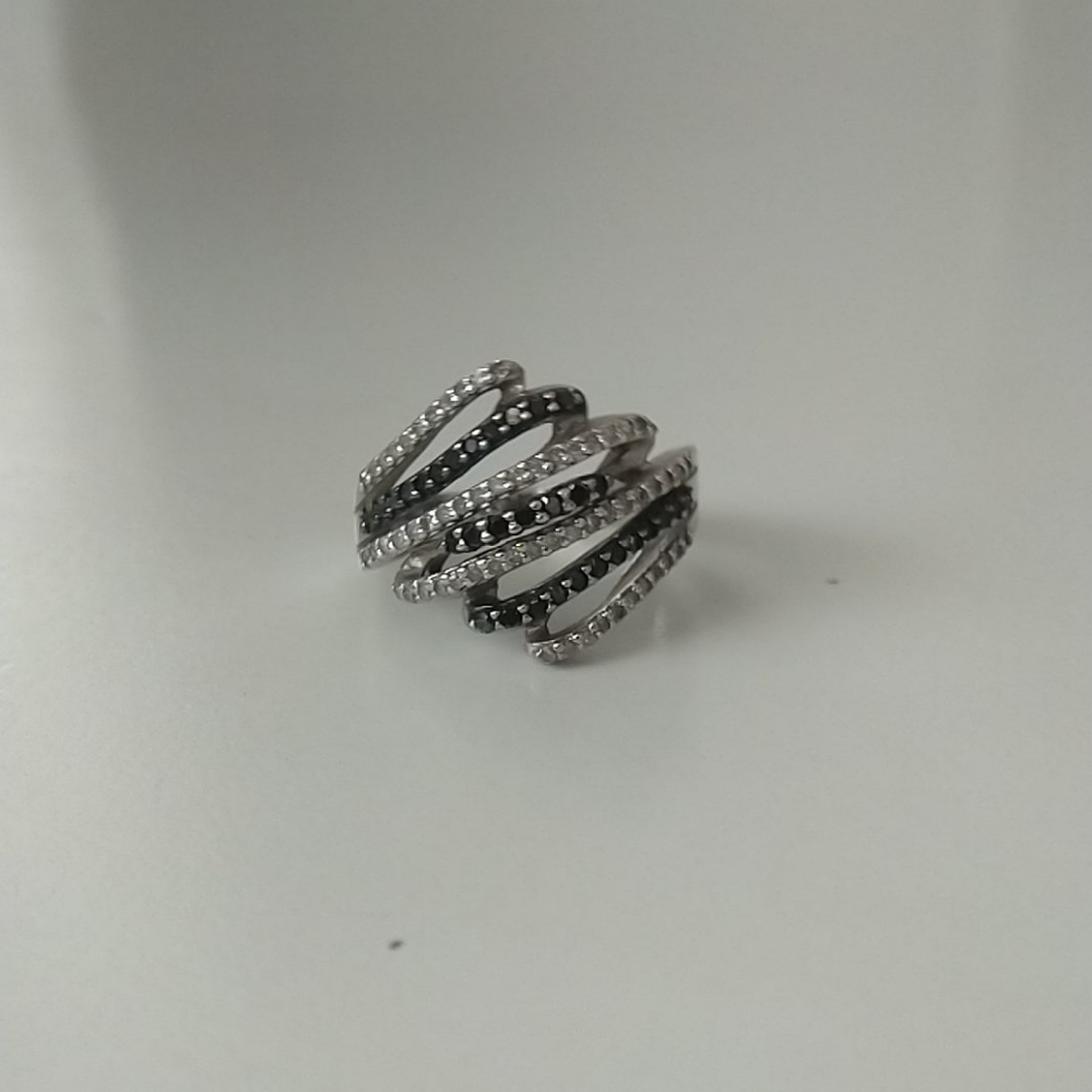 Vintage Black Diamond Ring